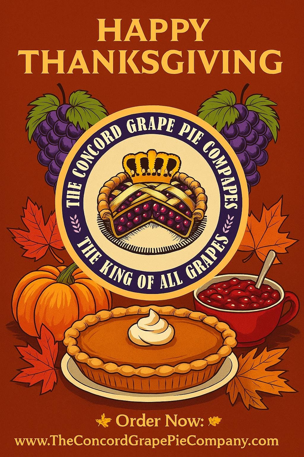 Concord Grape Lattice Crust Pie