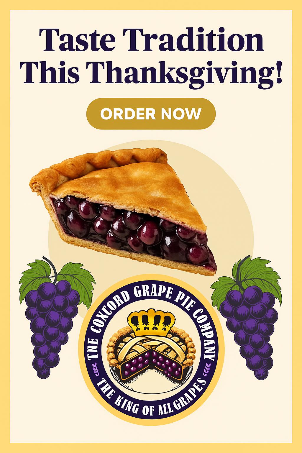 Concord Grape Lattice Crust Pie