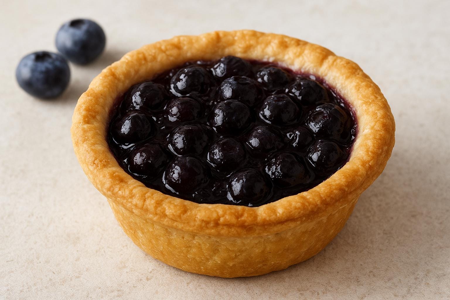 Bursting Blueberry Pie - Mini Pie